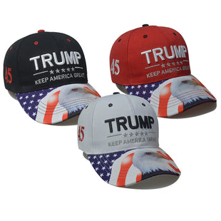 Foreign Trade Hot Selling Trump Same Baseball Cap US Election Spot USA Eagle Trump Hat