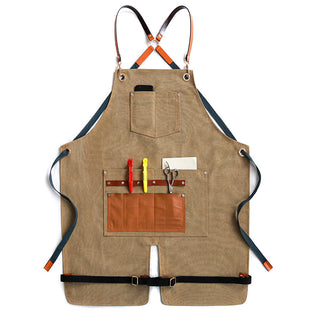 Custom Denim Canvas Apron – Logo Printing for Cafes, Baking & Workwear