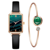 Fashion New Women&amp;amp;#039;s Watch Alloy Mesh Belt Small Green Watch Ladies Square Head Quartz Watch Women&amp;amp;#039;s Watch