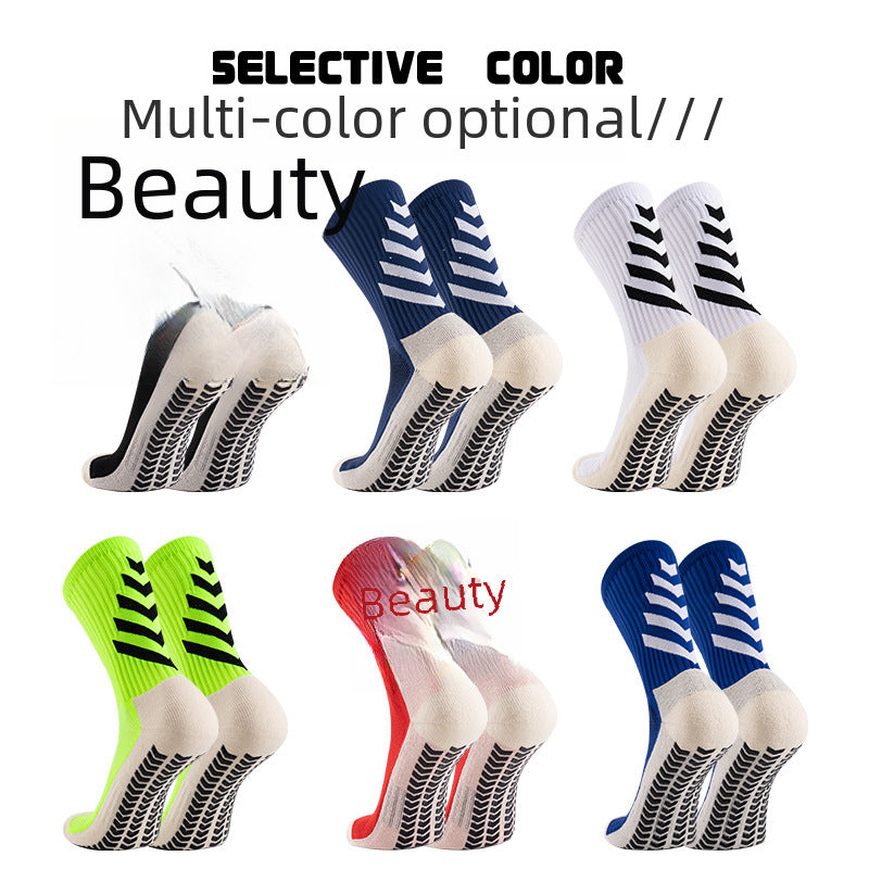 Football Socks Thickened Towel Bottom Sports Socks Adult Arrow Dispensing Non-slip Comfortable Breathable Sports Socks