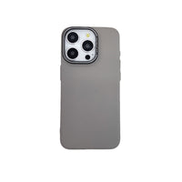 Suitable For IPhone15 Mobile Phone Shell Skin Feeling Solid Color Frosted PC Hard Apple 14 Simple High-grade Anti-fall Protective Cover