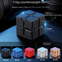 Infinite Cube 1000 Ways To Relieve Stress Adult Metal Alloy Block Finger Toy Cross-border
