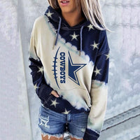 European And American Long-sleeved Hooded Sweater Women&amp;amp;amp;amp;amp;amp;amp;amp;amp;#039;s Street Football Uni Long-sleeved Pullover Love Hoodie