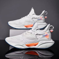 Spring And Summer New Flying Weaving Running Shoes Hollow Bottom Front Lace-up Trendy Shoes Plus Size Men&#039;s Casual Shoes