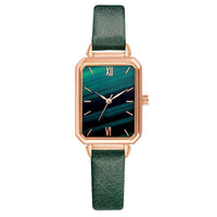 Fashion New Women&amp;amp;#039;s Watch Alloy Mesh Belt Small Green Watch Ladies Square Head Quartz Watch Women&amp;amp;#039;s Watch