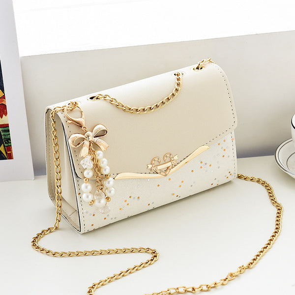 Women's Sequin Shoulder Bag | Fashionable Messenger Bag, Satchel, Mobile Phone & Coin Purse